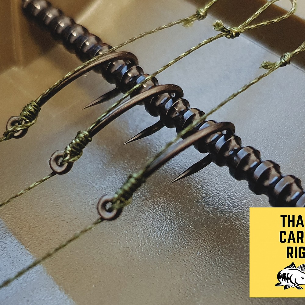 thumbnail image 2 of 10 Pre-Tied Snowman Hair Rigs – Korda N Trap Hooklink – Size 4, 6, 8 – Ready Made Carp Rig 2 of 3